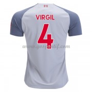 maillot de foot Premier League Liverpool 2018-19 Virgil van Dijk 4 maillot third